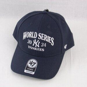 New York Yankees MLB '47 Hat Adult Black 2024 World Series MVP Adjustable Cap